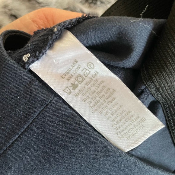 Everlane Navy Work Pants Size 2 - Picture 3 of 5